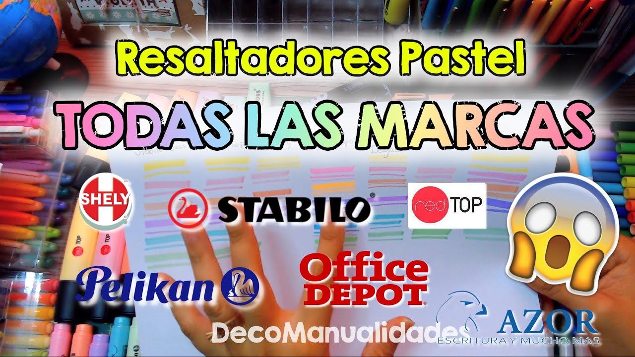 MARCATEXTOS PASTEL 🖌🎨 𝘊𝘖𝘔𝘗𝘈𝘙𝘈𝘊𝘐𝘖́𝘕 𝑻𝑶𝑫𝑨𝑺 𝑳𝑨𝑺 𝑴𝑨𝑹𝑪𝑨𝑺⭐