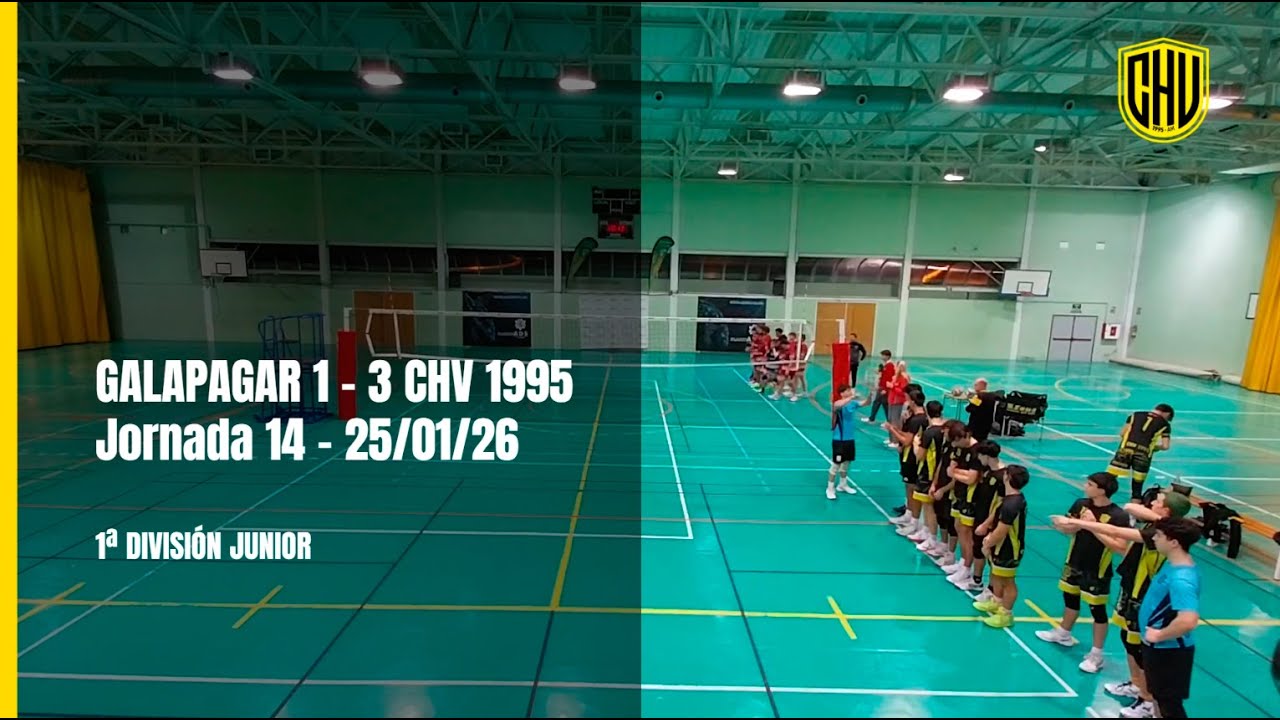 J14 (Jr). GALAPAGAR 1 - 3 CHV 1995 (1 División Nacional 25/01/26 | Temporada 25/26 )