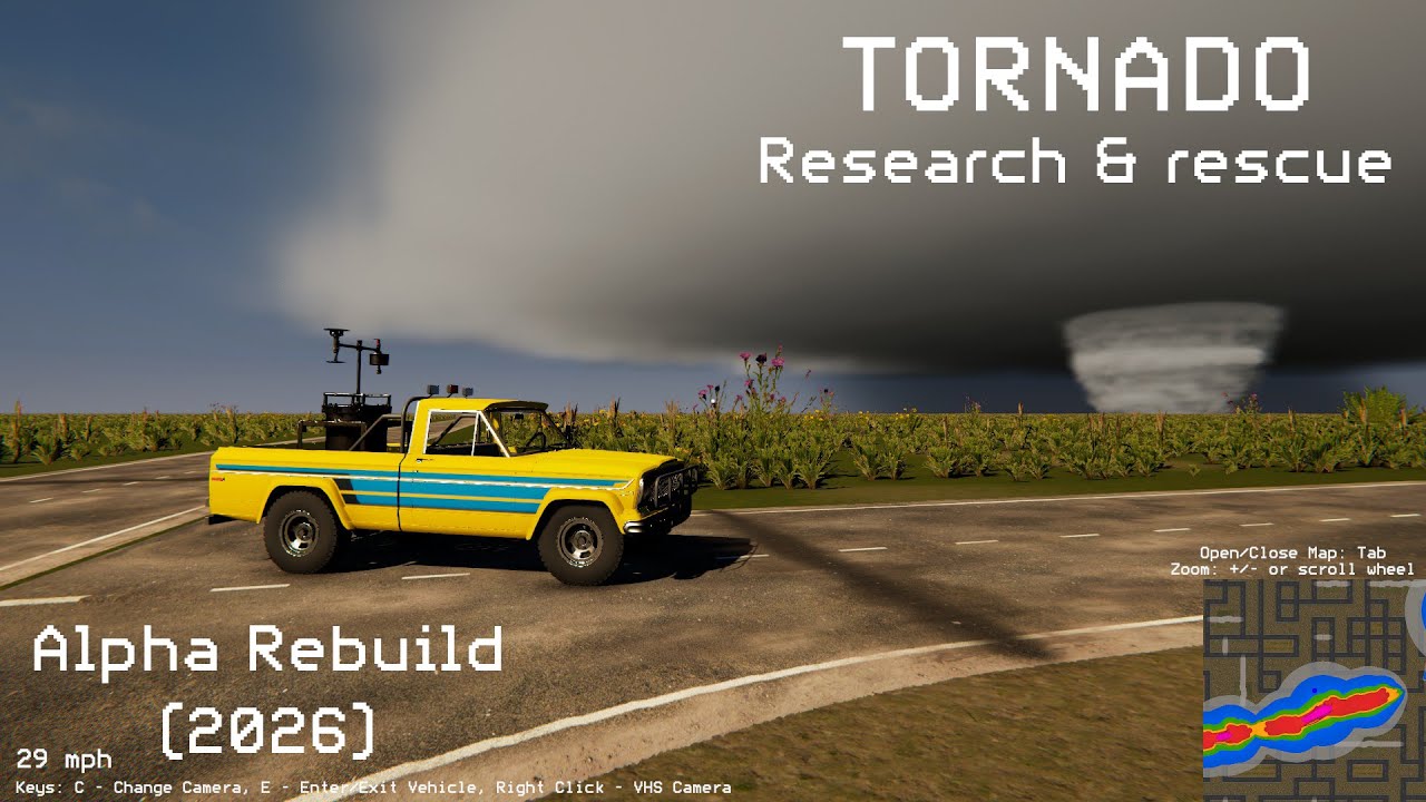 Playing Tornado Research & Rescue  - Alpha rebuild (2026)