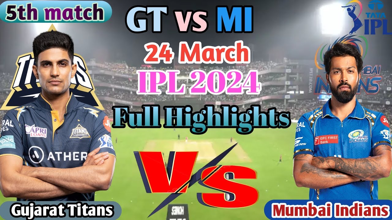 gt vs mi highlights 2024 | ipl match 5 highlights 2024 #viral #trending #ipl2024 #ipl #gtvsmi