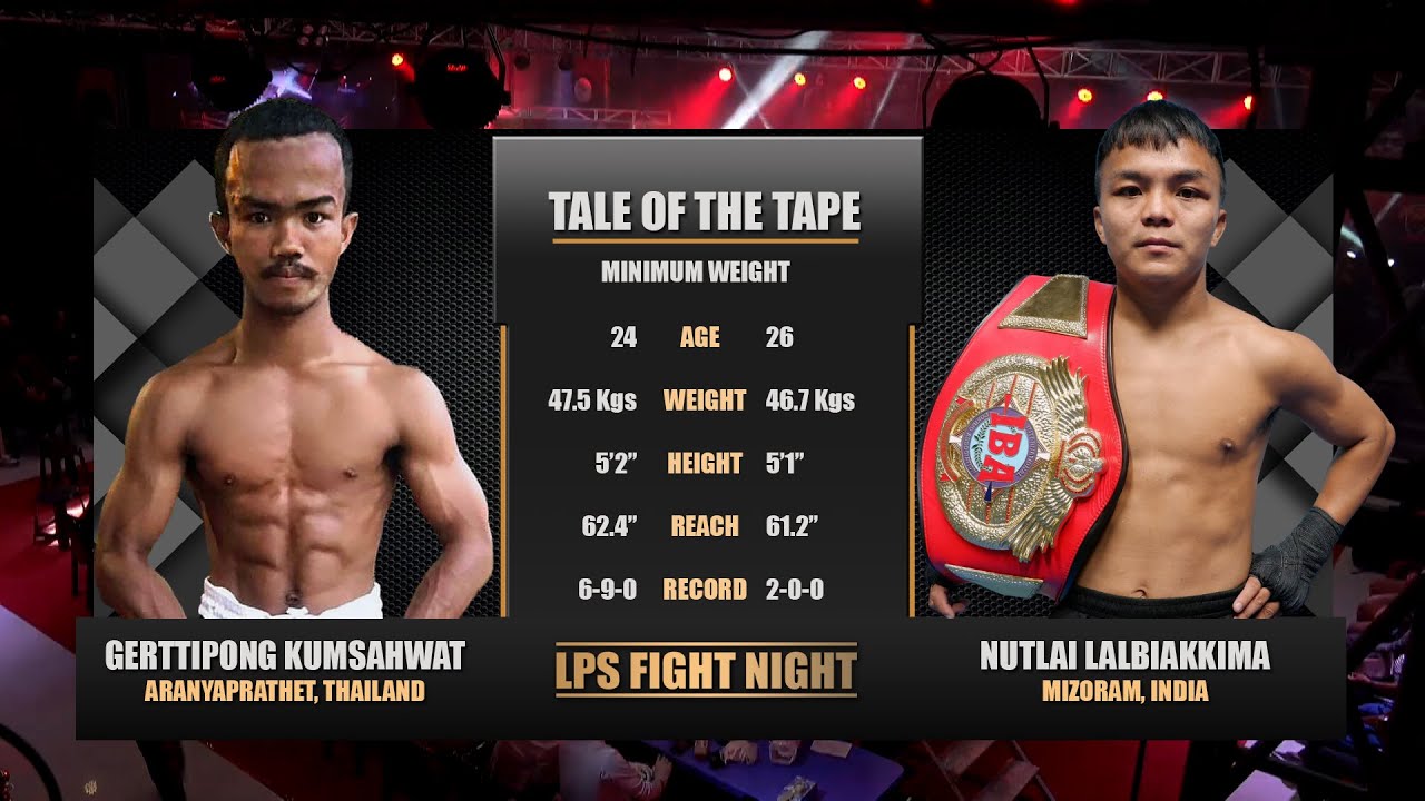 LPS Fight Night 2 | IBA Intercontinental Title | NT Lalbiakkima vs Gerttipong Kumsahwat | Full Fight