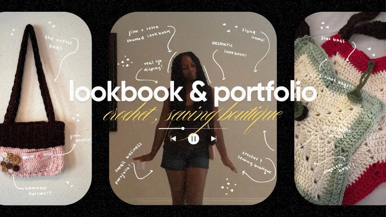 crochet & sewing lookbook 💌 | no 01. - the essentials collection | aubrey michelle | whimsbre