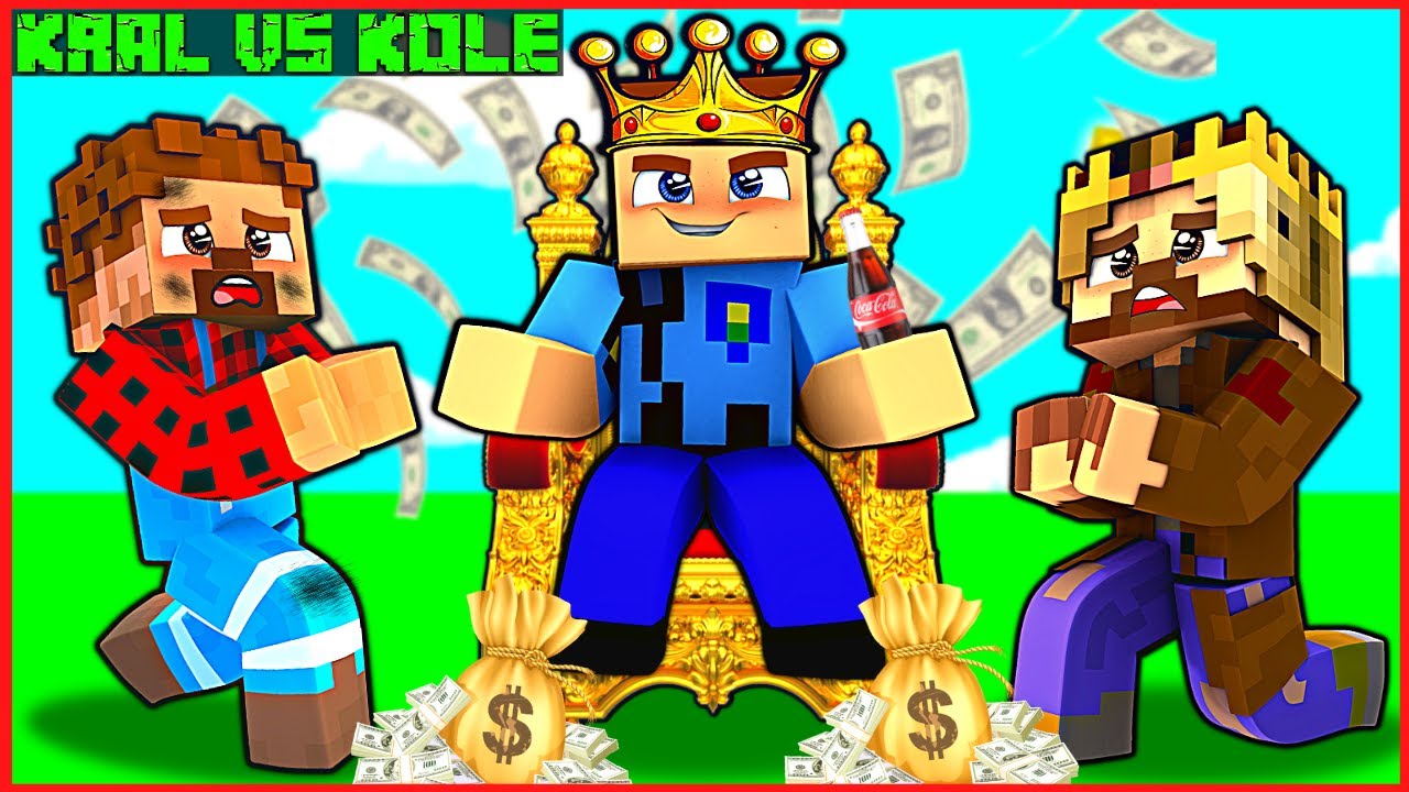 KRAL KEREM KOMİSER VS KÖLE ZENGİN VE FAKİR! 😂 - Minecraft