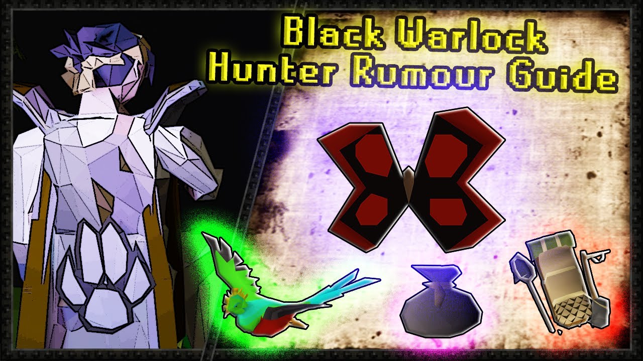 OSRS Hunter Rumors - Black Warlock Quick Guide (5 min)