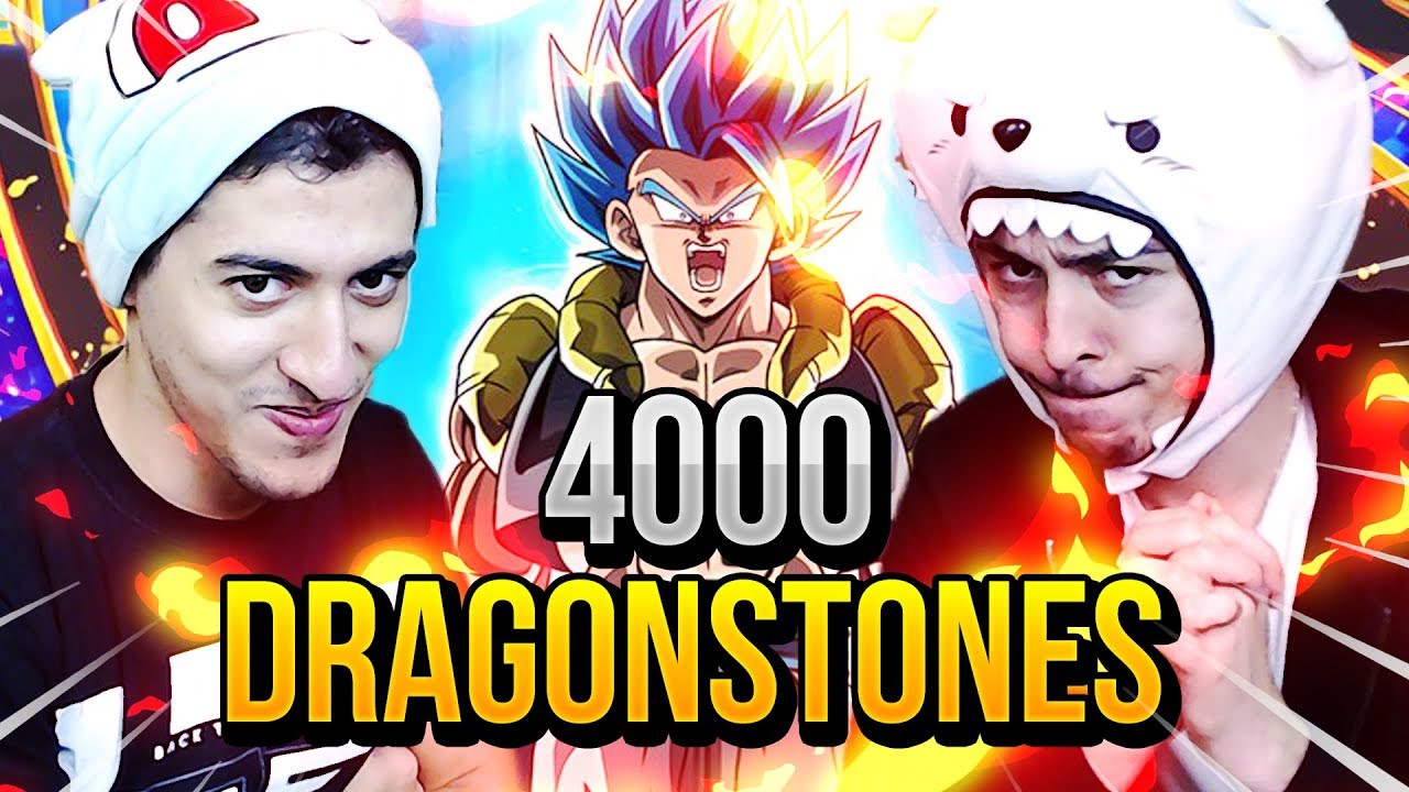DUEL INVOCATION GOGETA BLUE / BROLY ! 4000 DRAGONSTONES DOKKAN BATTLE !