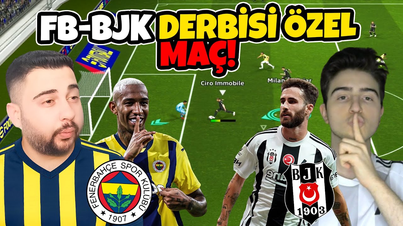 TOLGA ile FENERBAH&Ccedil;E - BEŞİKTAŞ DERBİSİ &Ouml;ZEL MA&Ccedil;! İNANILMAZ &Ccedil;EKİŞME! 🔥 eFootball Mobile 2025