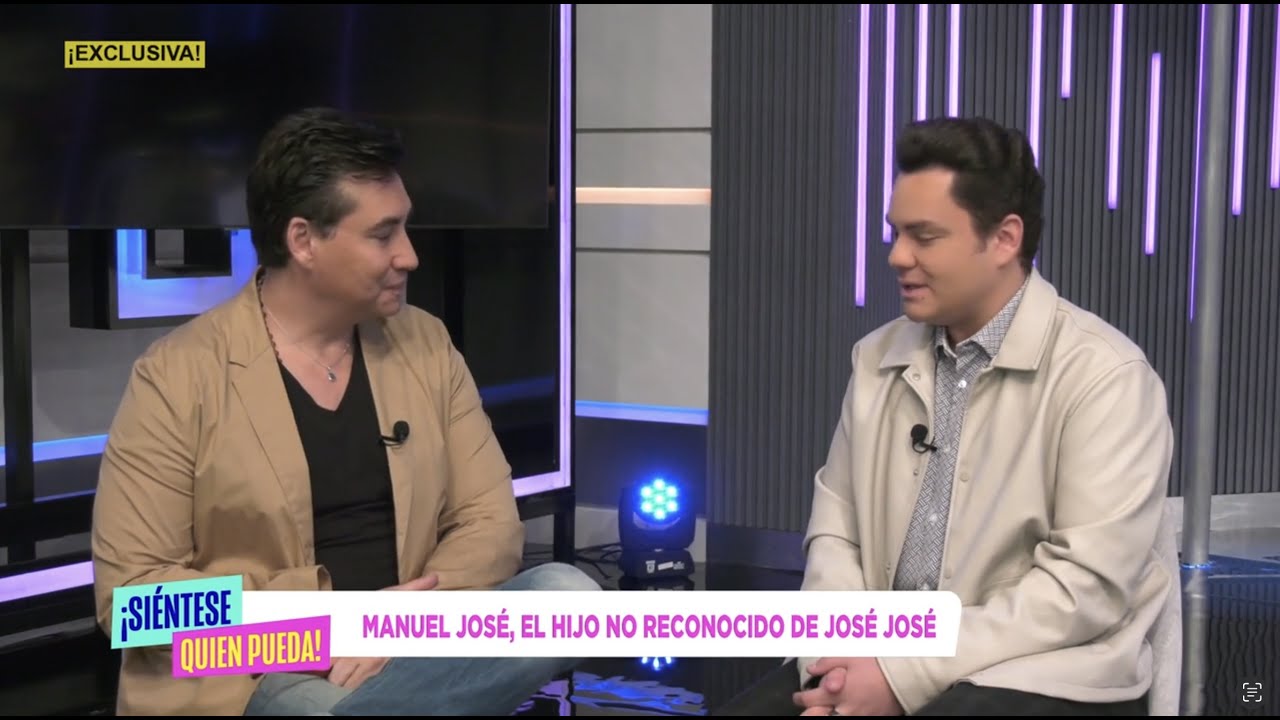 EXCLUSIVA con Manuel José, el Hijo No Reconocido de José  José