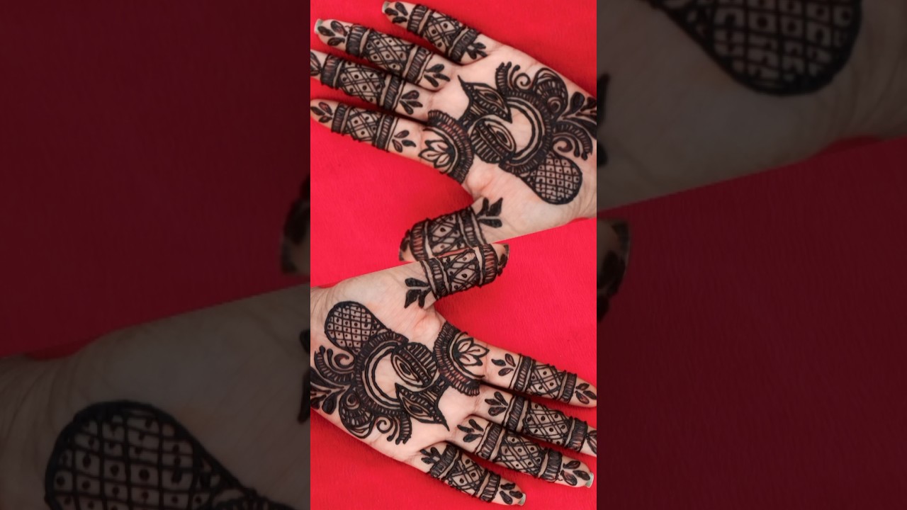 latest mehndi design front hand YouTube ka viral short mehndi video 
