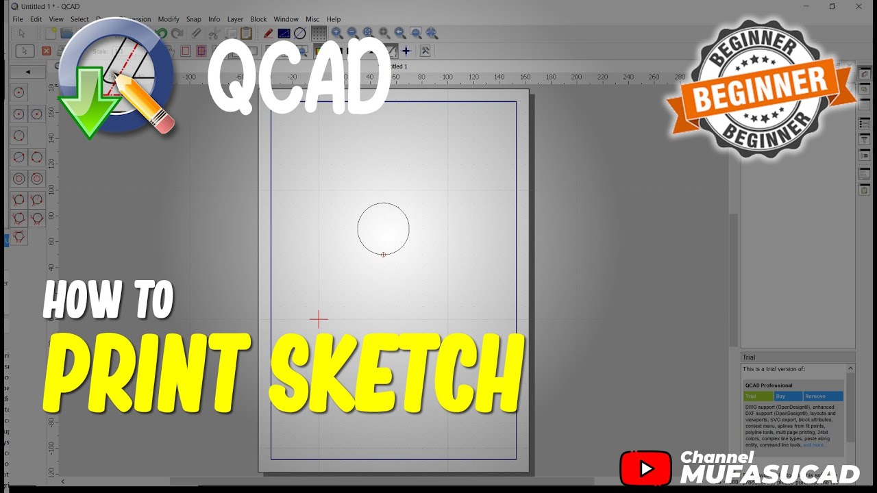 QCAD How To Print