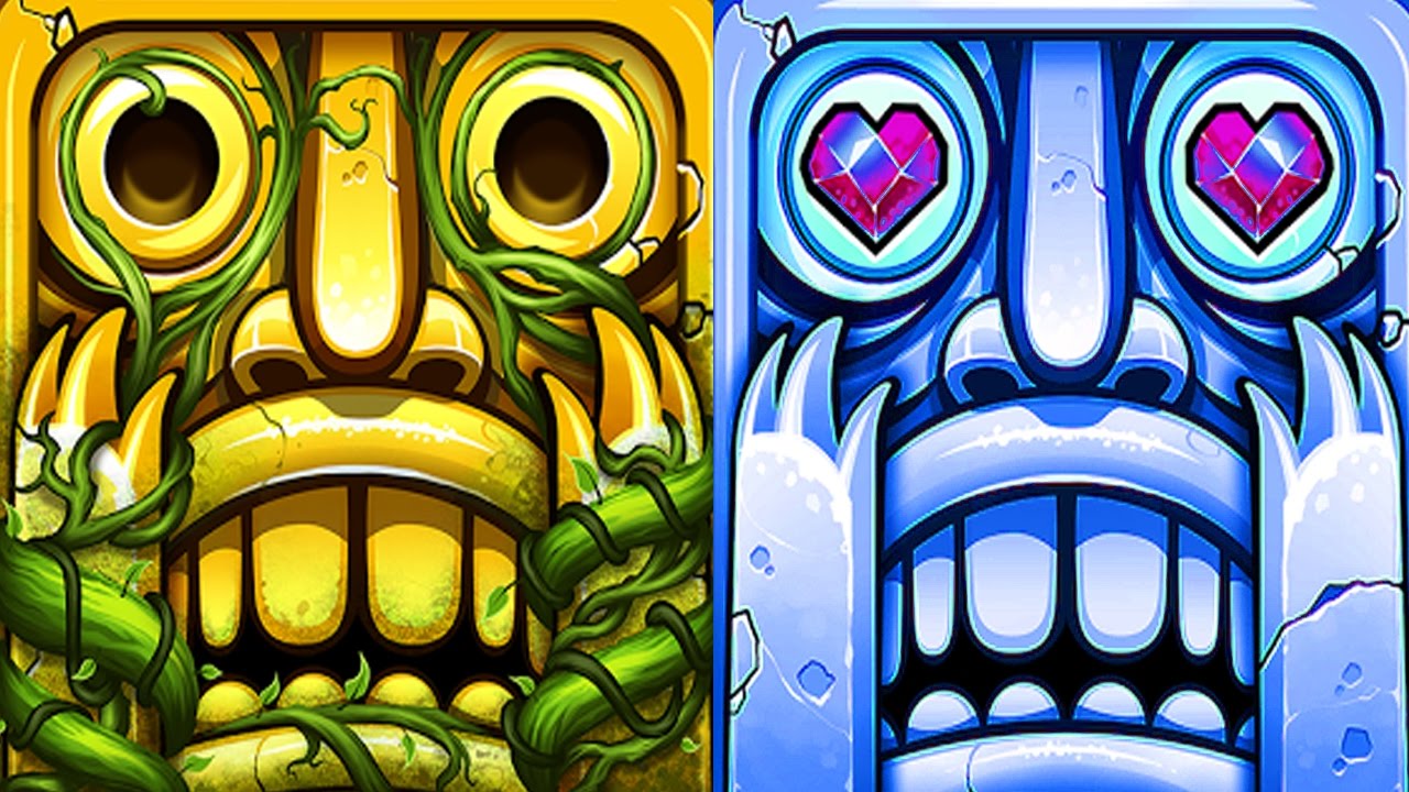 Temple Run 2 Lost Jungle VS Frozen Shadows Android iPad iOS Gameplay HD
