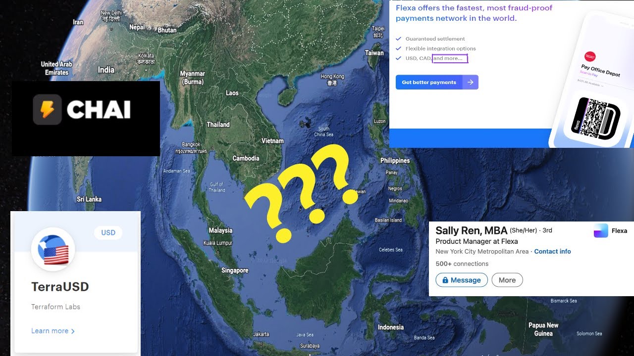 Is Flexa looking at Southeast Asia? Why does Terra Need Flexa? Chai App? $AMP $UST $LUNA