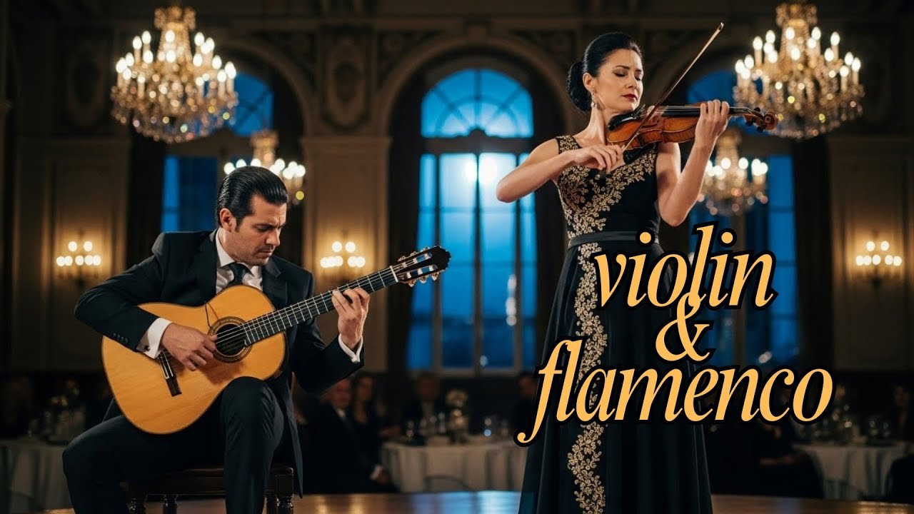 Spanish Flamenco Violin 💖 Romantic Spanish Strings for Calm & Meditation