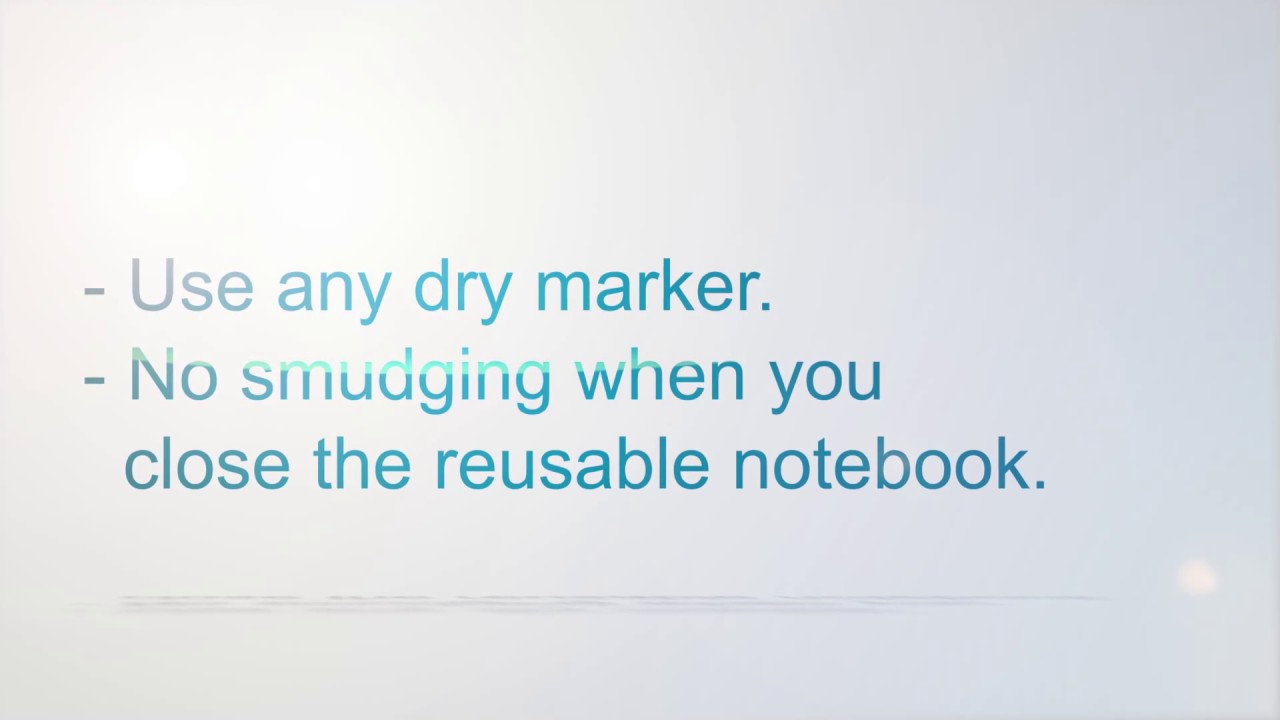 A4 Reusable Manuscript Paper Notebook - from Dragons' Den Winners Magic Whiteboard