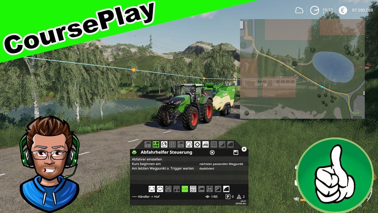 Ls19 Courseplay | #2 Wegstrecken anlegen |  LS19 Mods