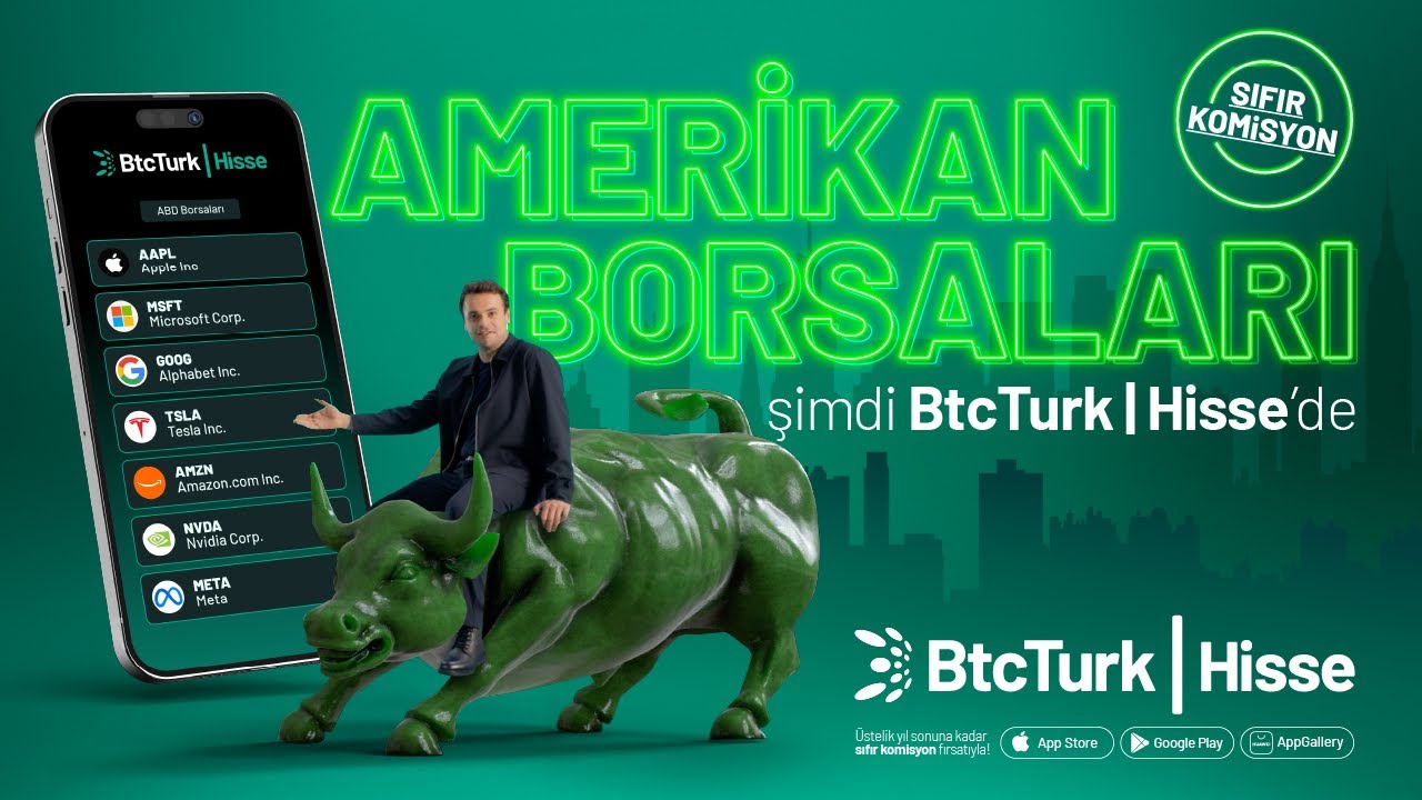 G&ouml;revimiz: Amerikan Borsaları - 0 Komisyonla BtcTurk | Hisse'de!
