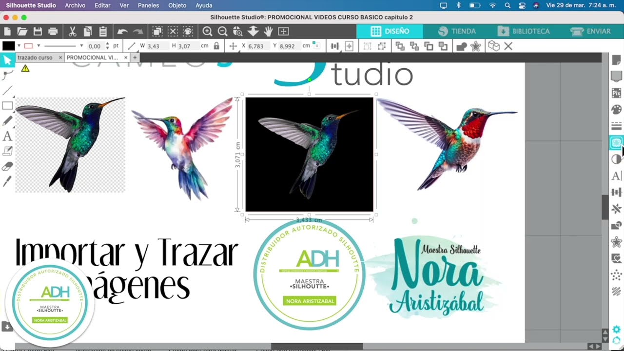 Silhouette CAMEO 5 Curso Virtual GRATIS Y SILHOUETTE STUDIO, CAPITULO # 8