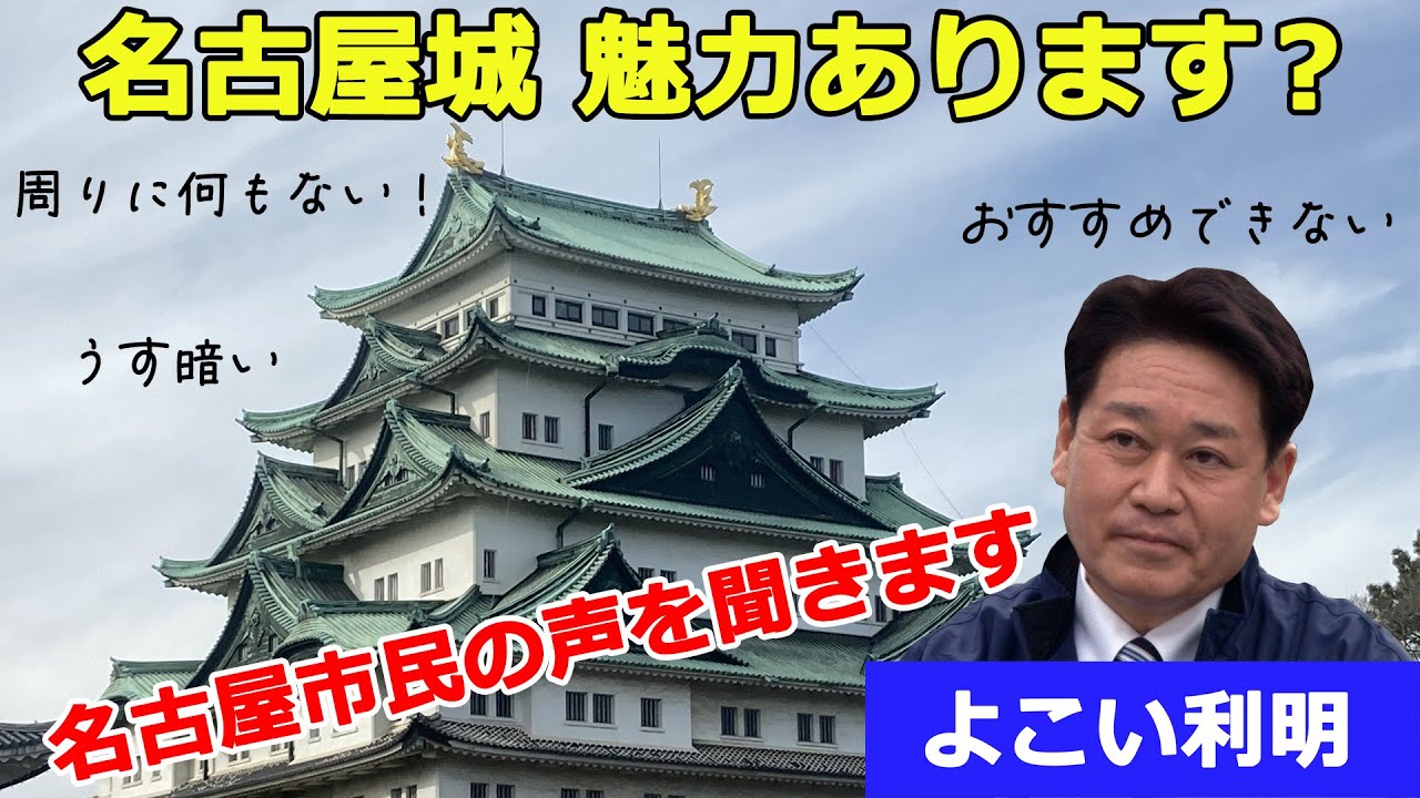 【名古屋城】なんとかなりません？【魅力】
