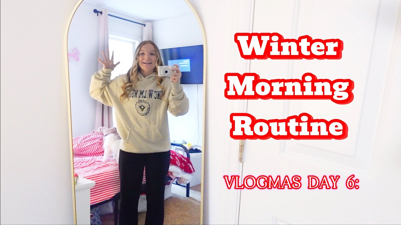 ЗИМНЕЕ УТРО! VLOGMAS, ДЕНЬ 6! | Брайли Энн