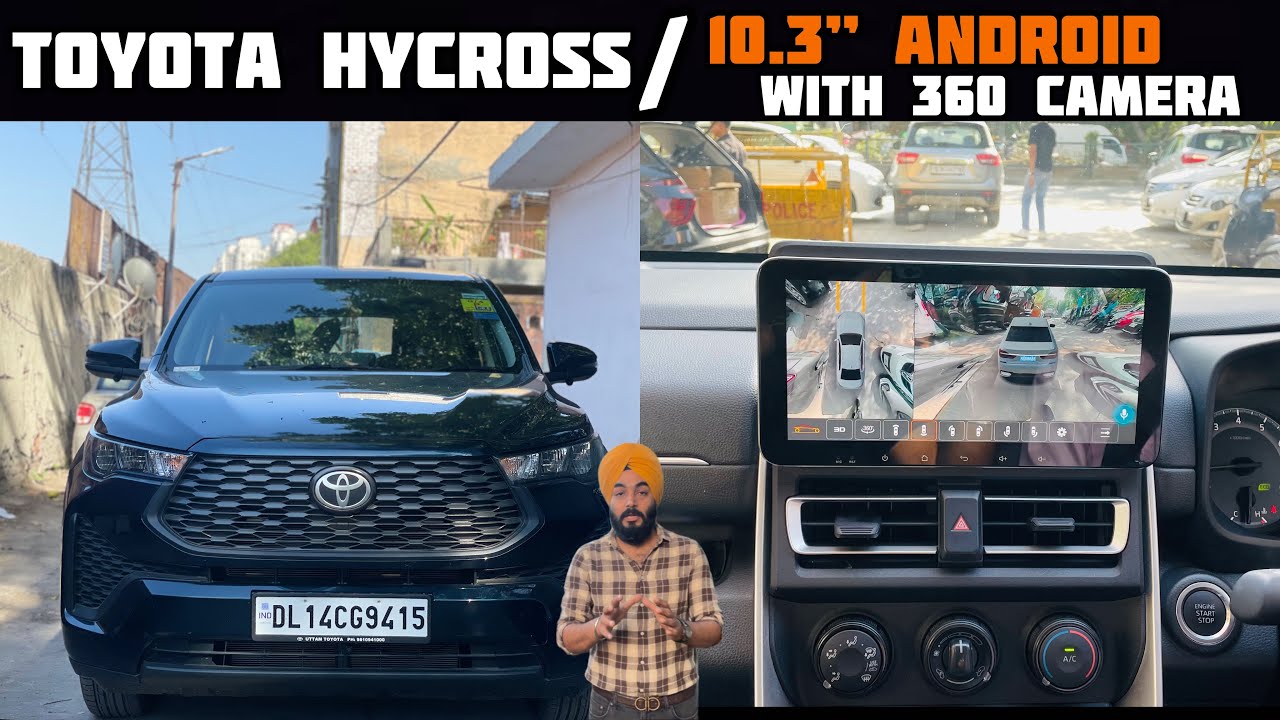 TOYOTA HYCROSS MODIFIED WITH 360 camera and 10.3”android screen✅Innova Hycross modifications✅#toyota