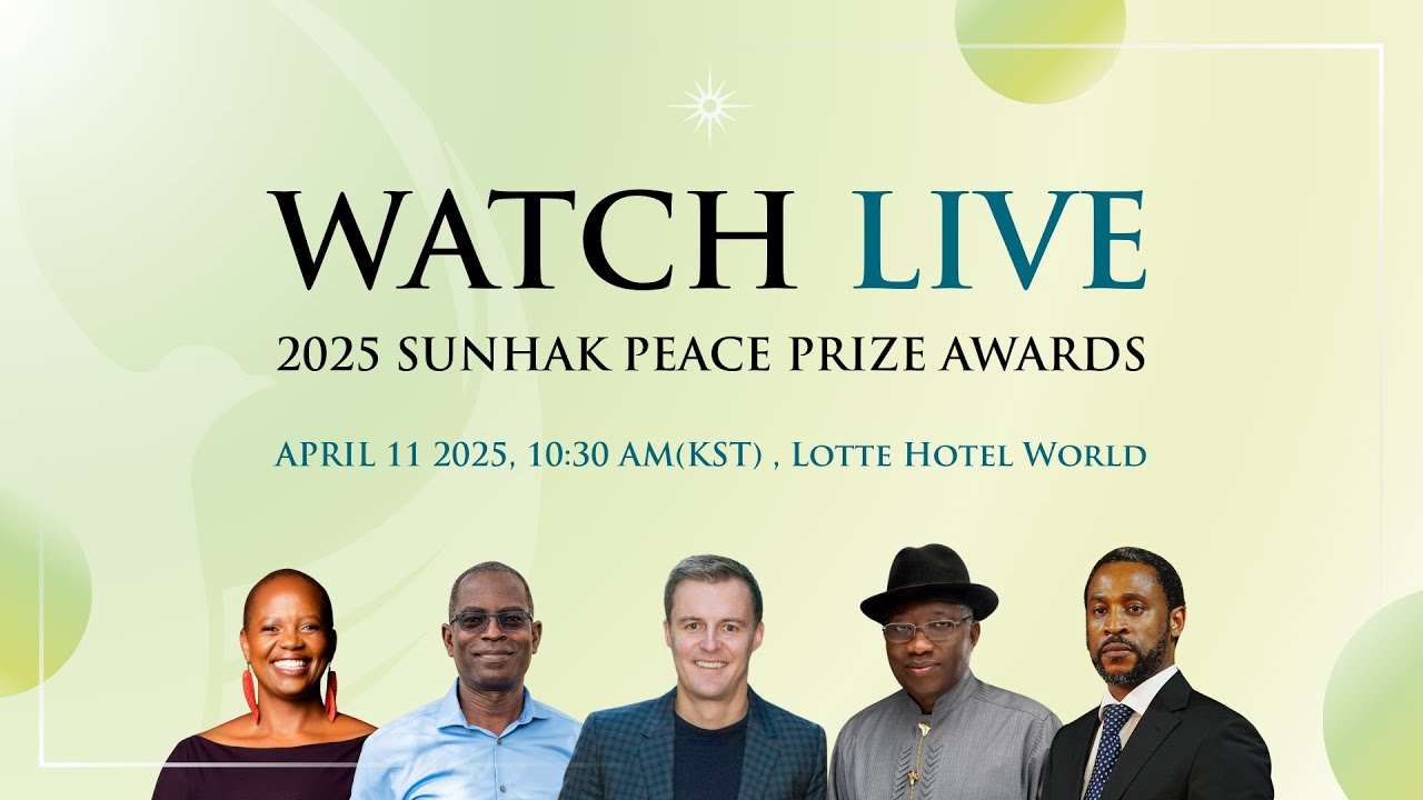 🎥 2025 Sunhak Peace Prize Award Ceremony🕊️ | Live from Seoul, Korea