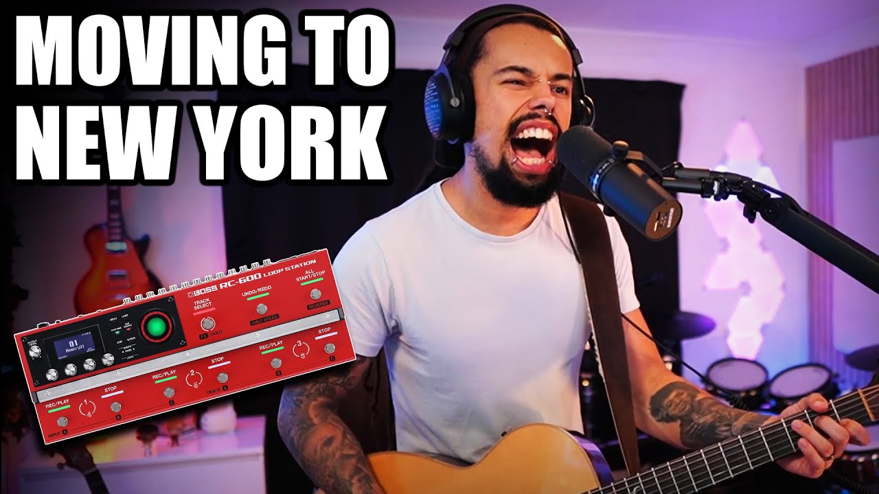 Moving To New York - The Wombats | Live Loop Station Cover (BOSS RC-600)