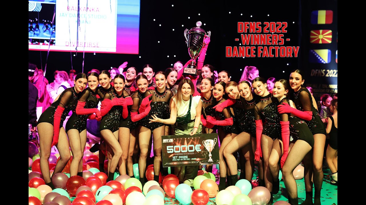 WINNER DFNS 2022 / TOP 4 / Dance Factory / APPLAUSE  / 1.place / 5000 Euros Check Award
