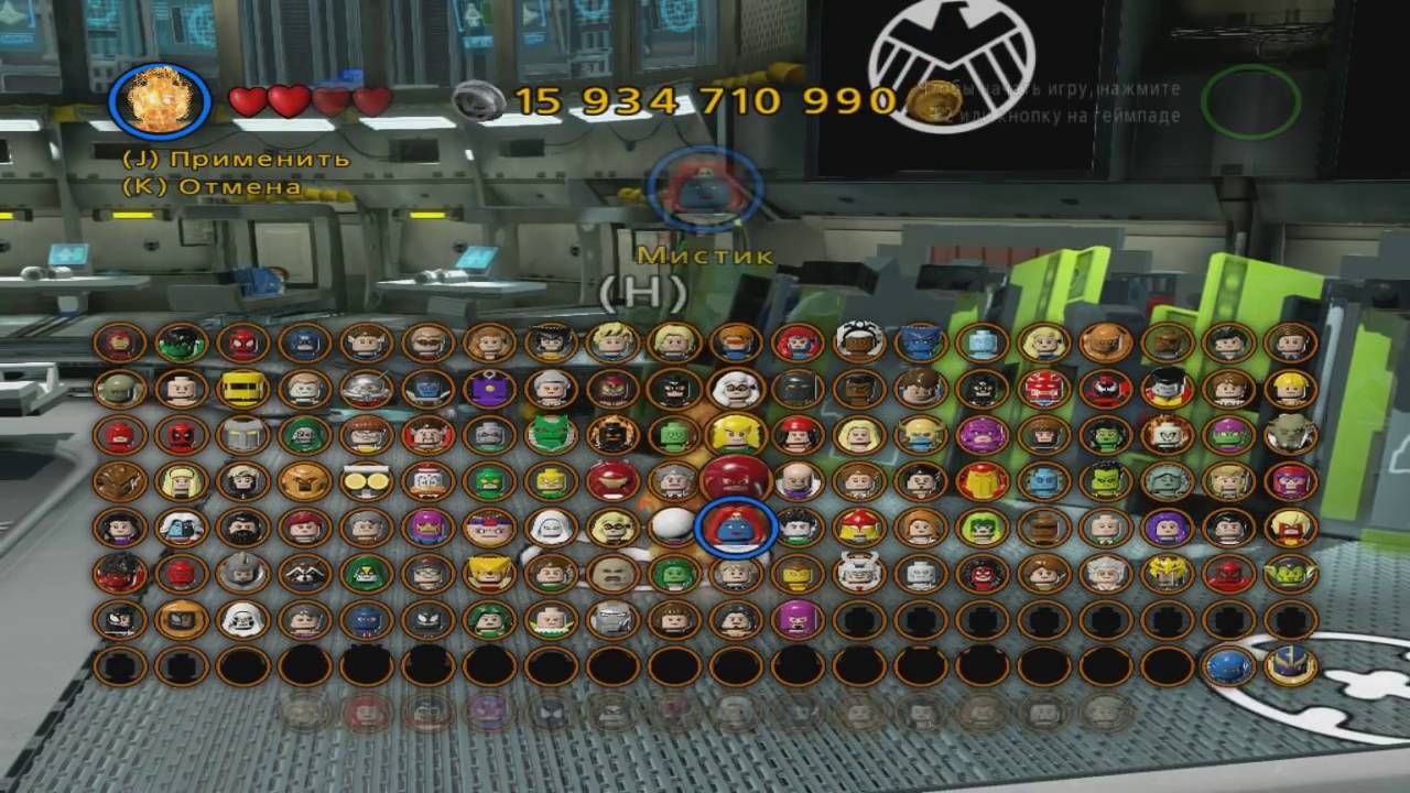 Как создать своих персонажей в Lego Marvel Super Heroes