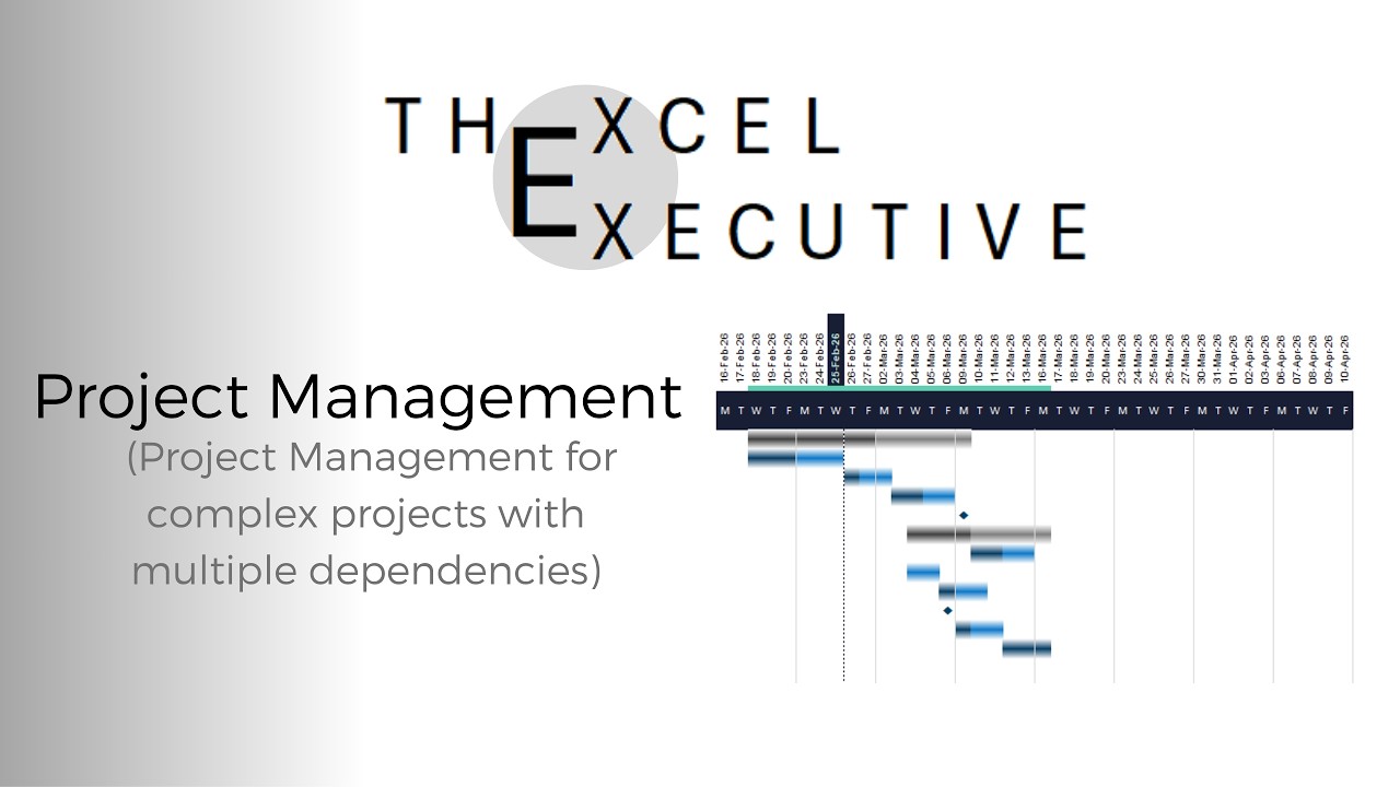 20. (How To) Project Management - The Excel Executive