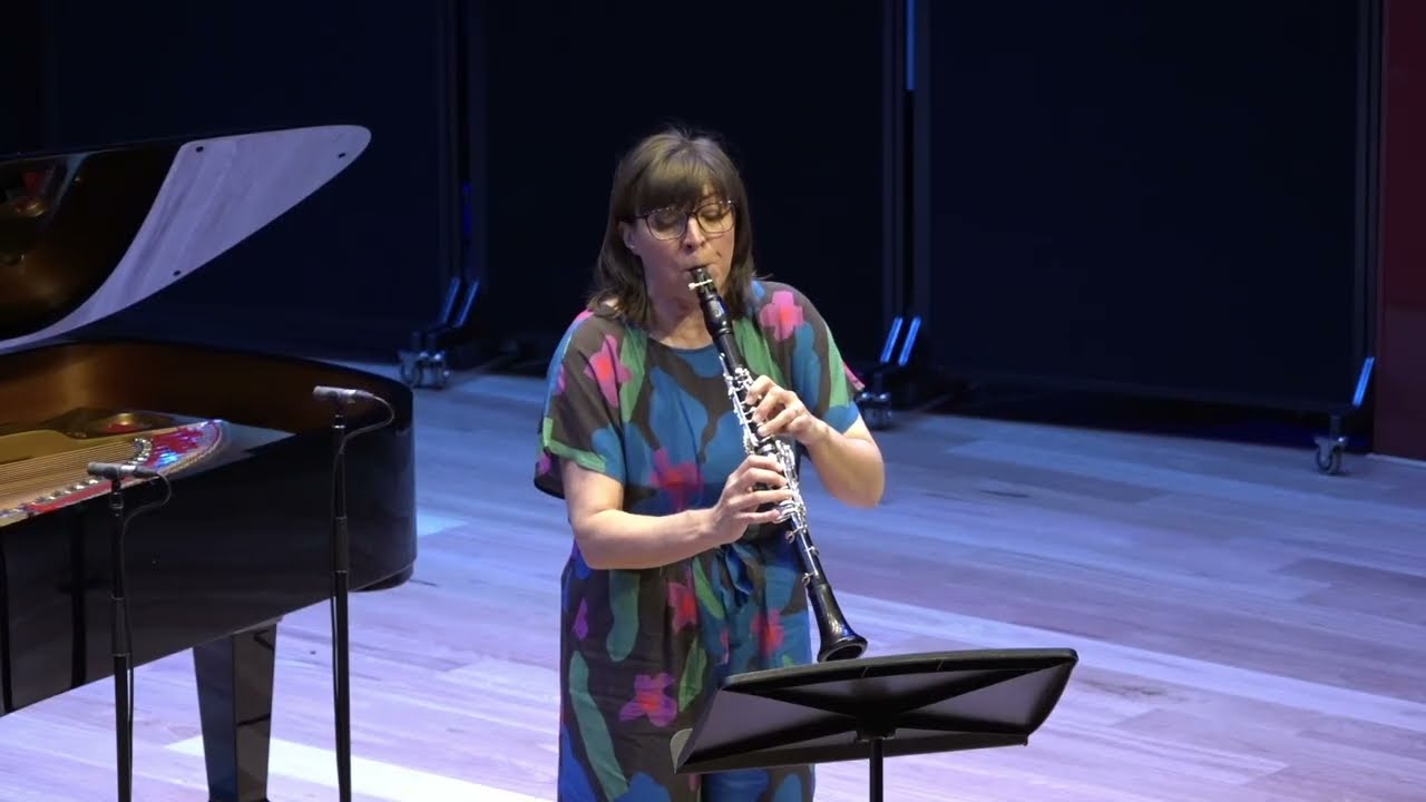 Night Piece by Don Banks (1968); performed by Nicole Canham (Clarinet) and Aura Go (Piano)