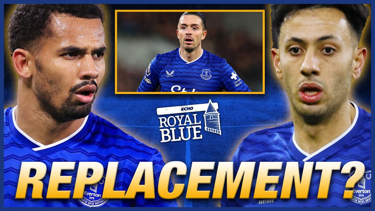 Who should replace Jack Grealish on the left-side of Everton's midfield?