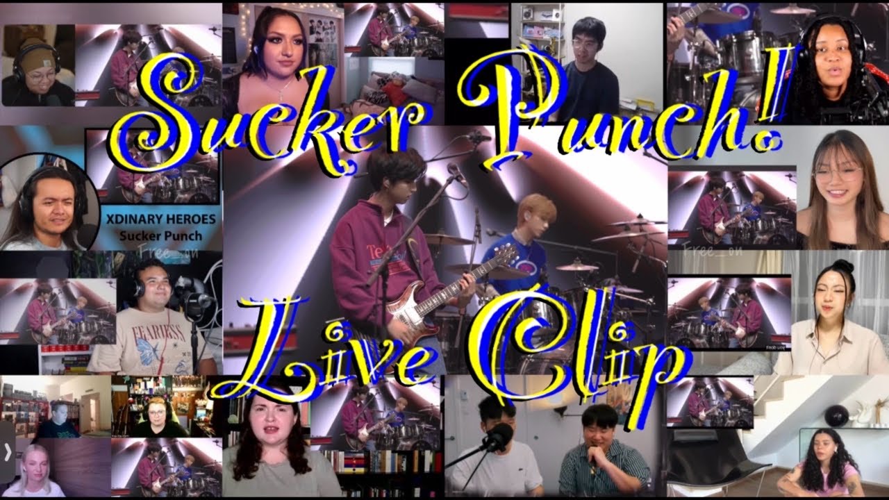 Xdinary Heroes (엑스디너리 히어로즈) 'Sucker Punch!' LIVE CLIP REACTION MASHUP