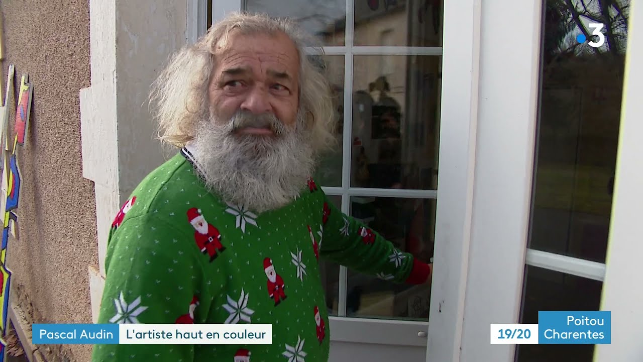 Portrait de Pascal Audin, artiste peintre à Moussac dans la Vienne