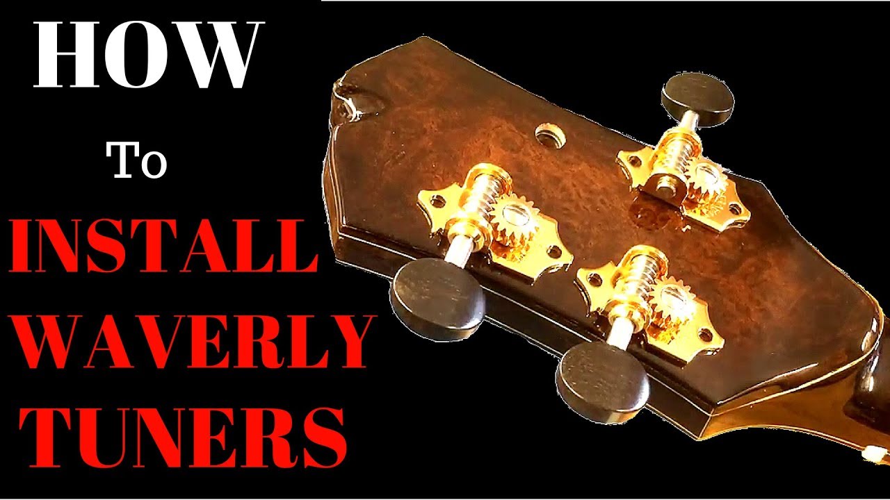 How to install Waverly tuners for guitar and ukulele- Beau Hannam 🎸