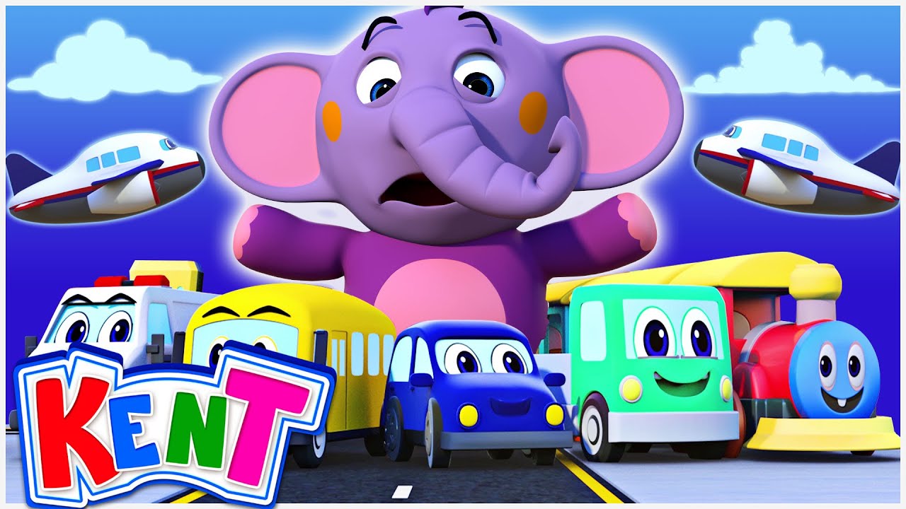 The Vehicle Song - Nursery Rhymes & Kids Songs by Kent The Elephant