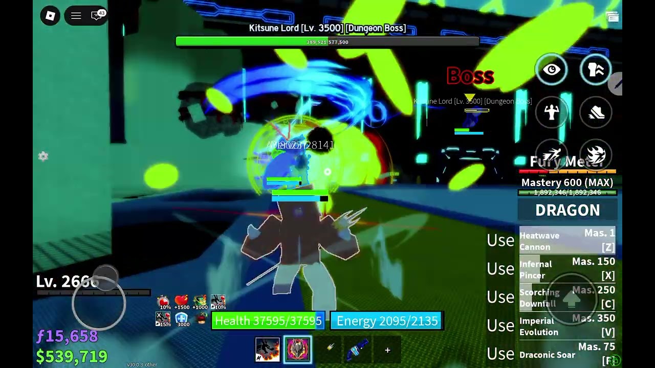 Blox fruits dungeons (dragon reborn again)