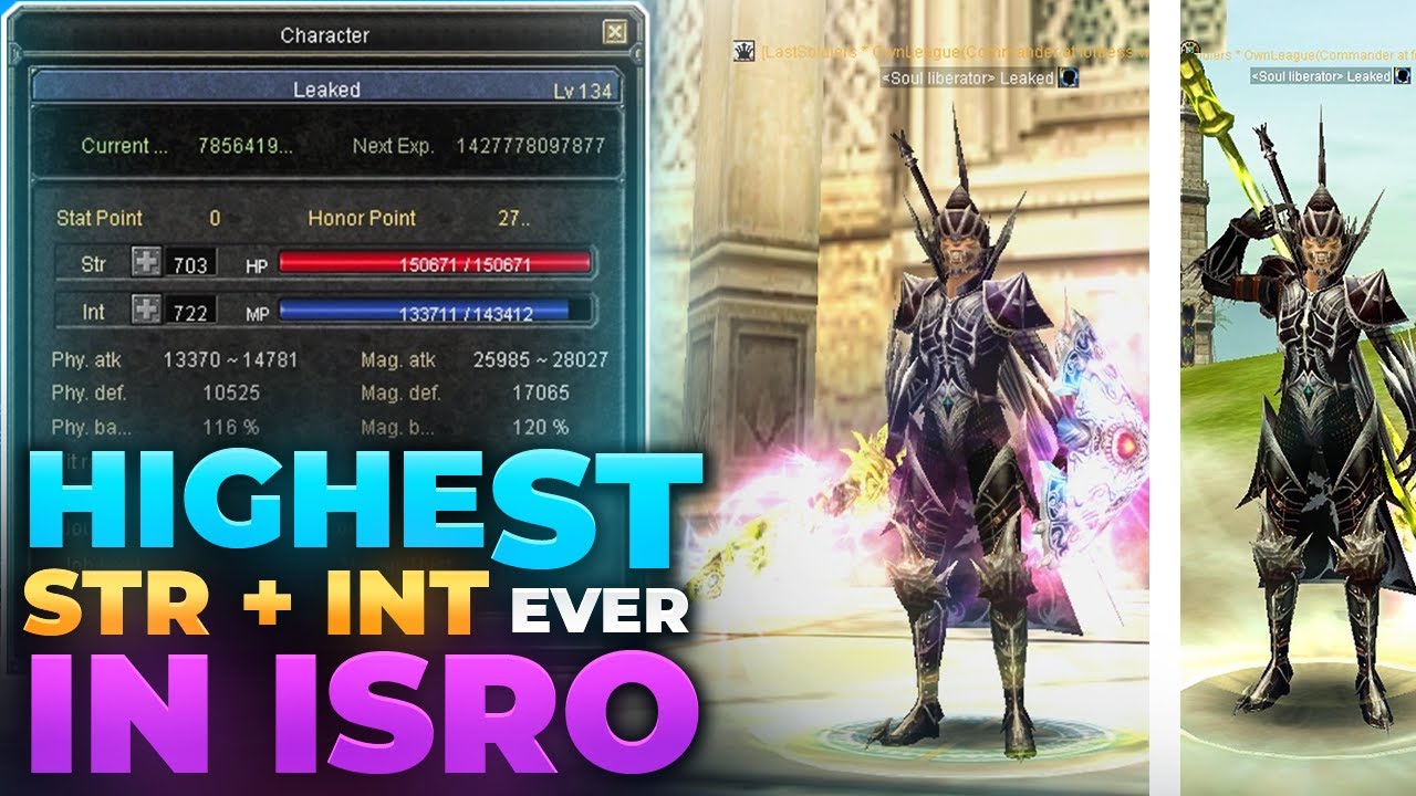 Leaked Revealed! | Highest STR-INT Achieved in ISRO | Char Specs