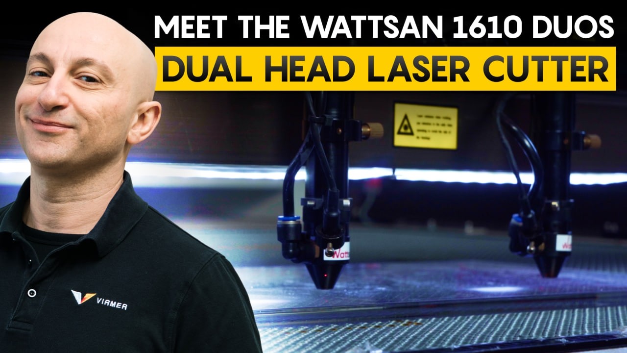 Double Your Productivity with the Wattsan 1610 DUOS Laser Machine!