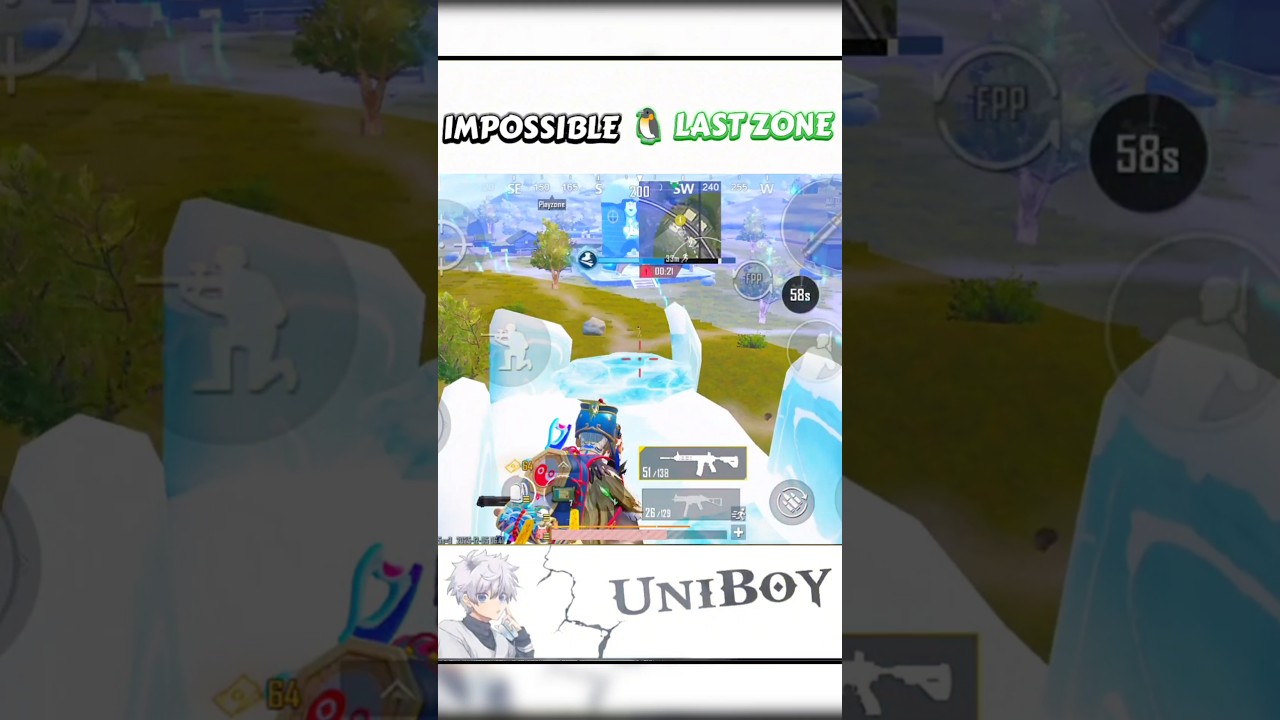 IMPOSSIBLE LAST ZONE 🥶 SURVIVE | BGMI Funny Moment  