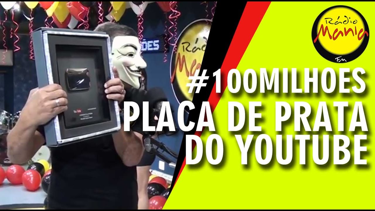 🔴 Radio Mania - Chegada da placa de prata do Youtube