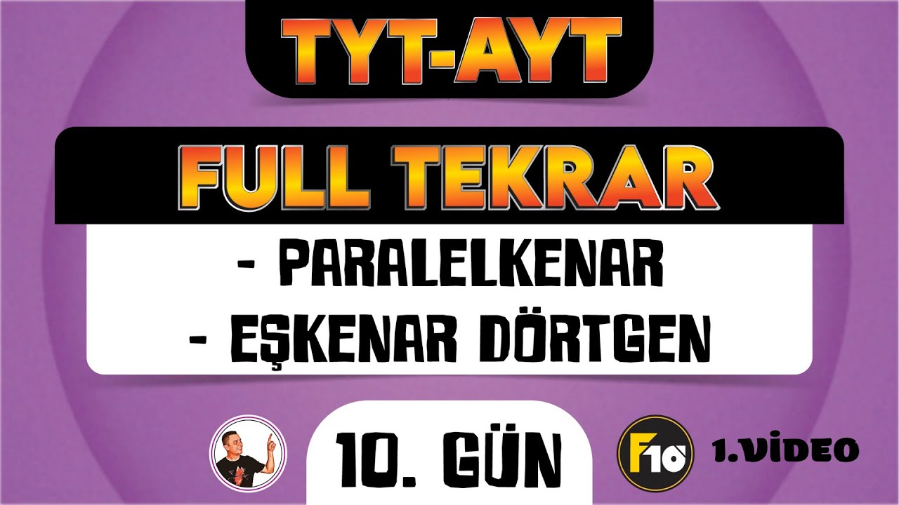 Geometri Full Tekrar Kampı | 10.Gün 1.Video | Paralelkenar | 2023