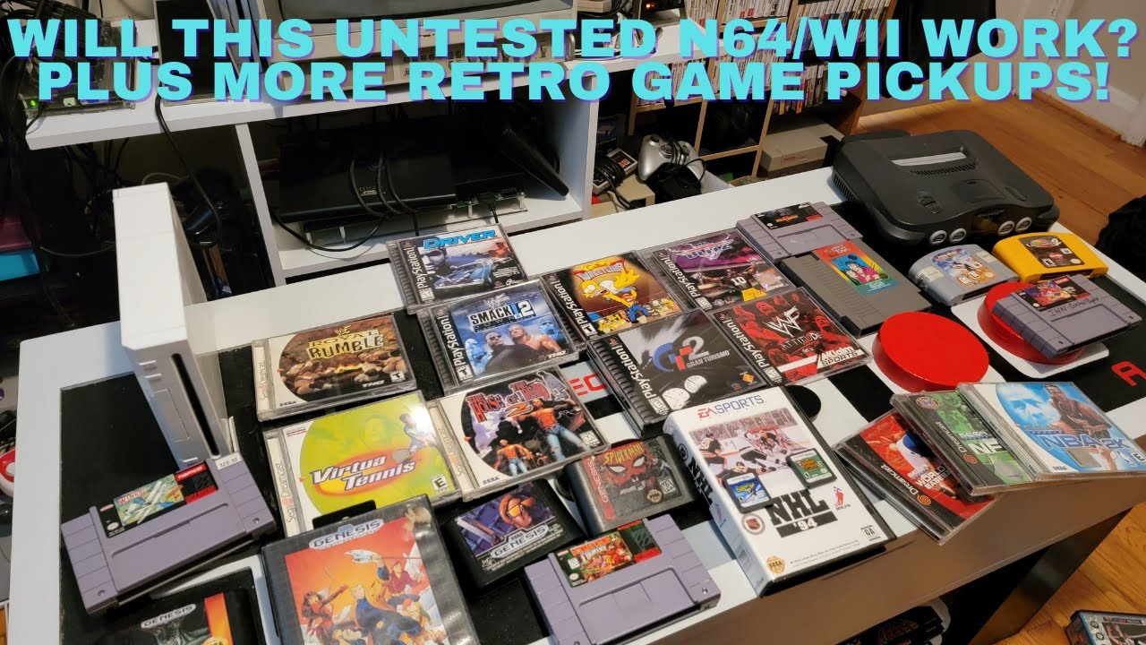 Will This Untested N64/Wii Bundle Work? Plus more Dreamcast and Retro Game Pickups!