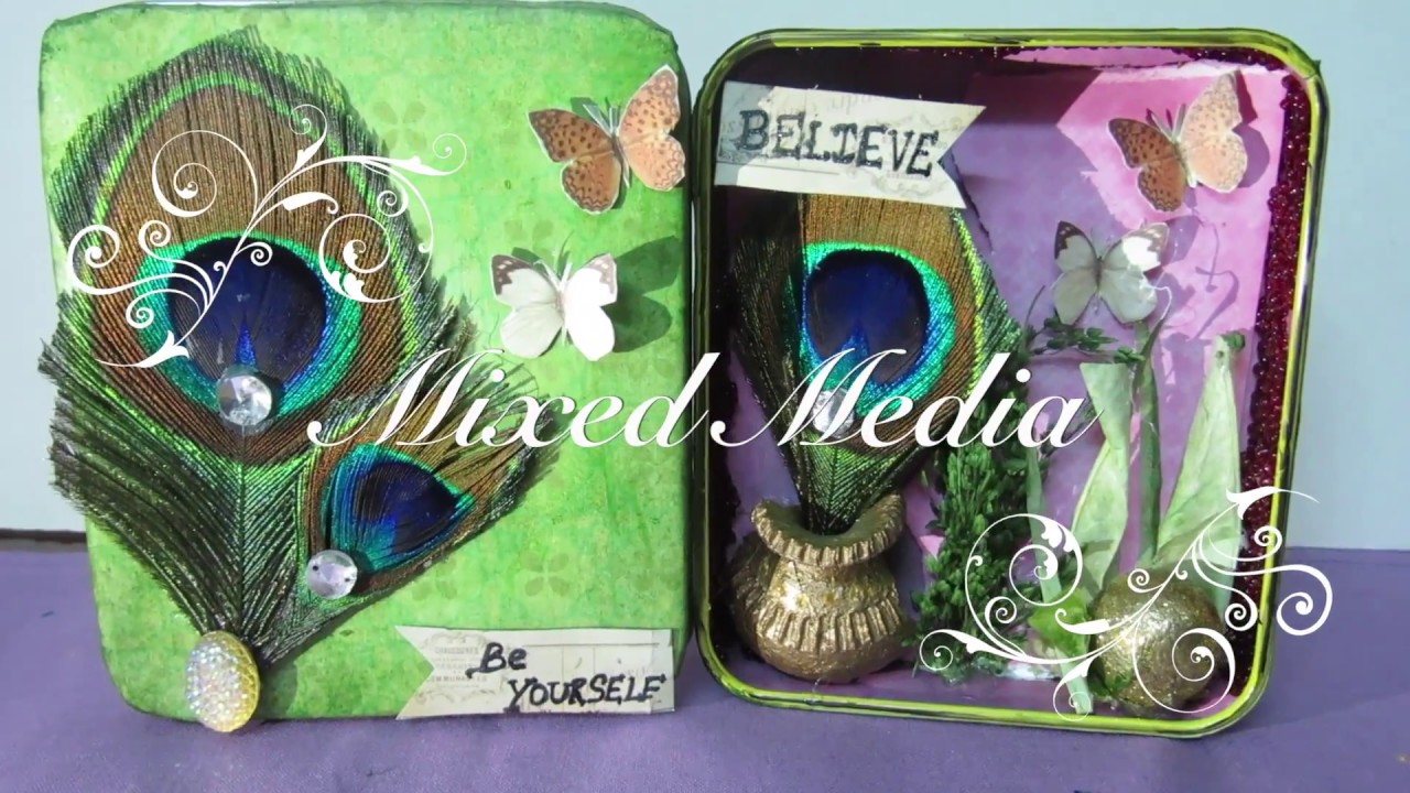 Altered Tin box Mixed Media