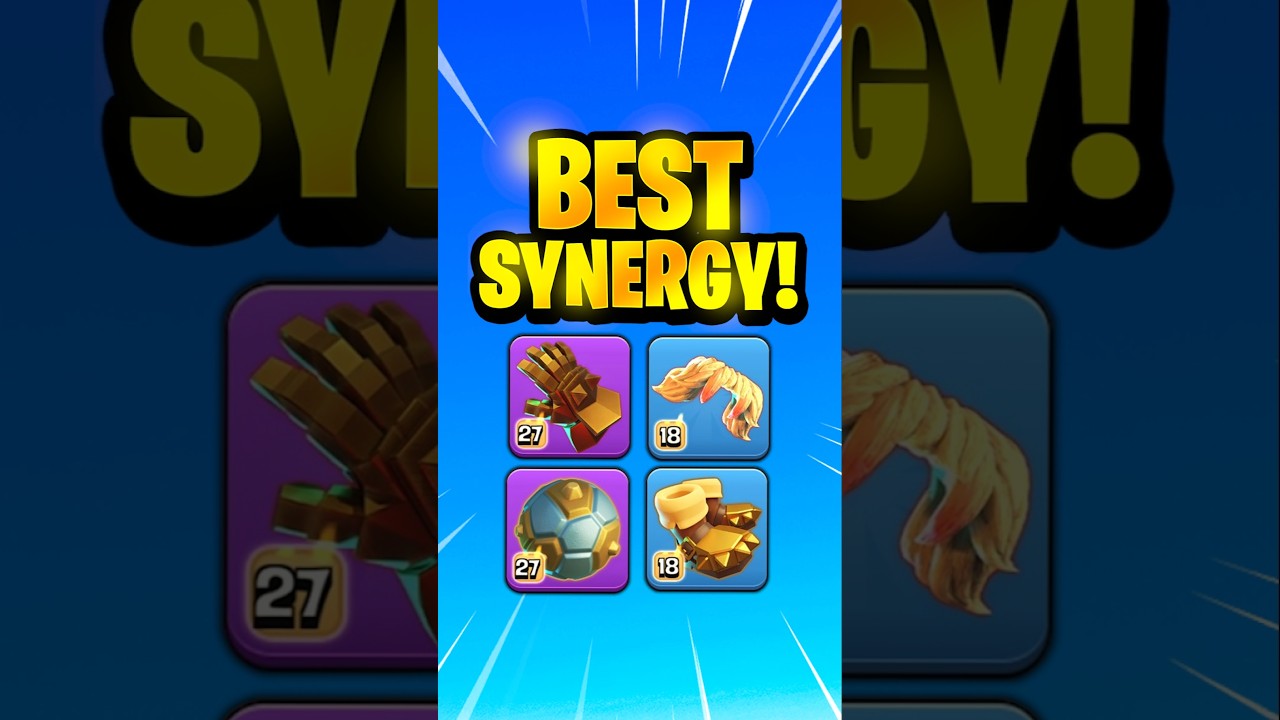 BEST BARB KING EQ SYNERGY! #clashofclans #coc