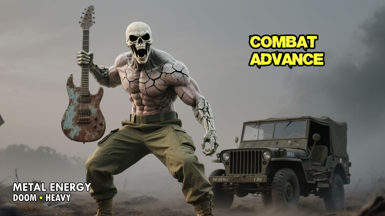 Combat Advance – Relentless Power & Disciplined Drive | Doom Heavy Metal Instrumental