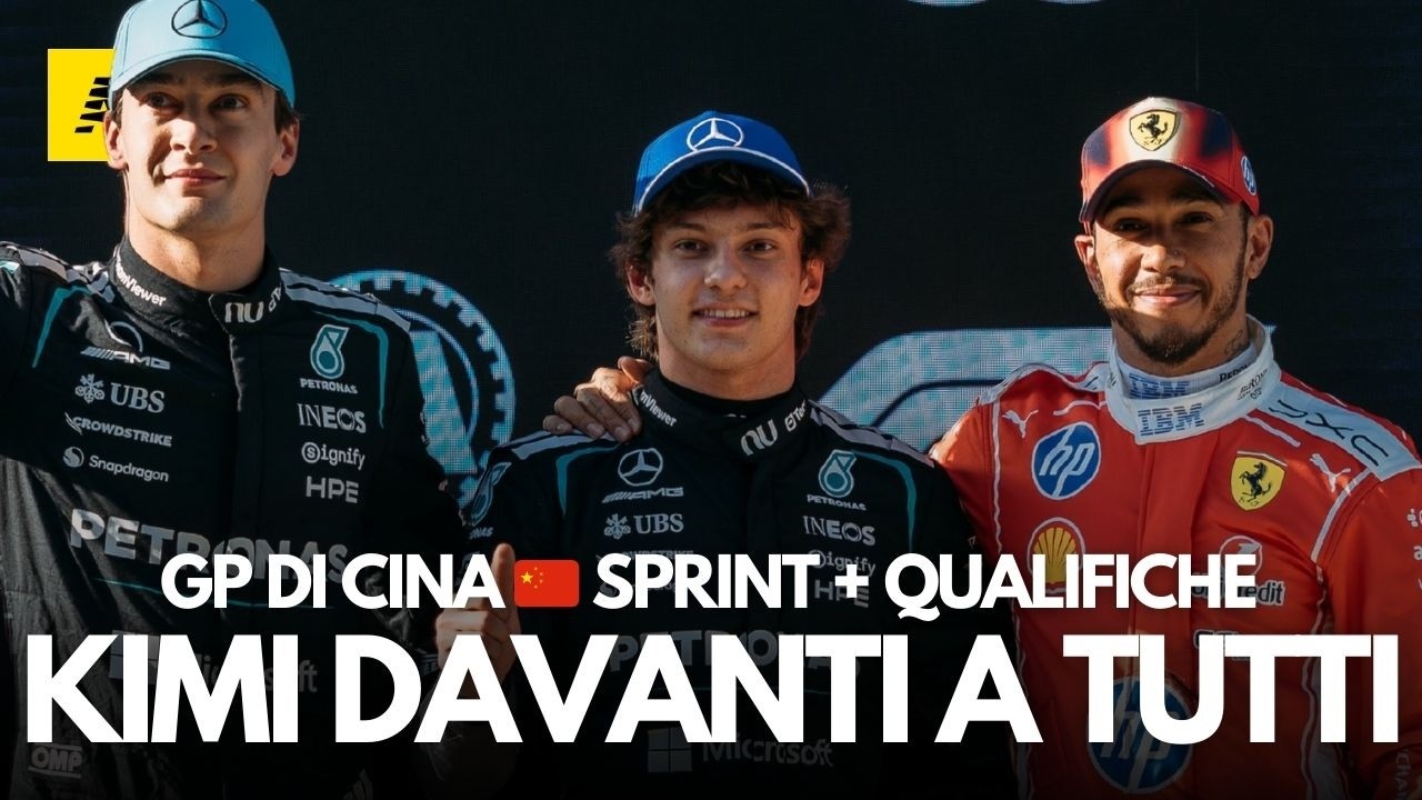 ANTONELLI storico in pole, Russell domina la Sprint. FERRARI? Sportellate Hamilton vs Leclerc!