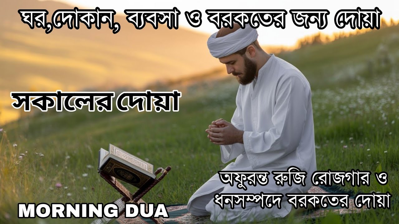Let the morning begin with a heart-warming, blessed verse. Morning prayers and dhikr, Alaa Aqel