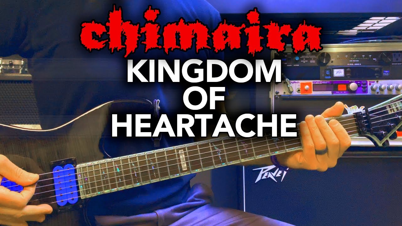 🎸Chimaira KINGDOM OF HEARTACHE play through w/ SCROLLING TABLATURE