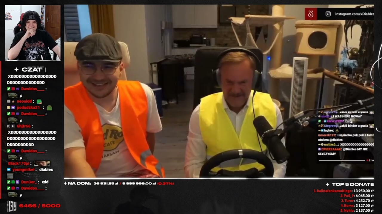 Cezary Pazura ,,niewygodnie mi się siedzi