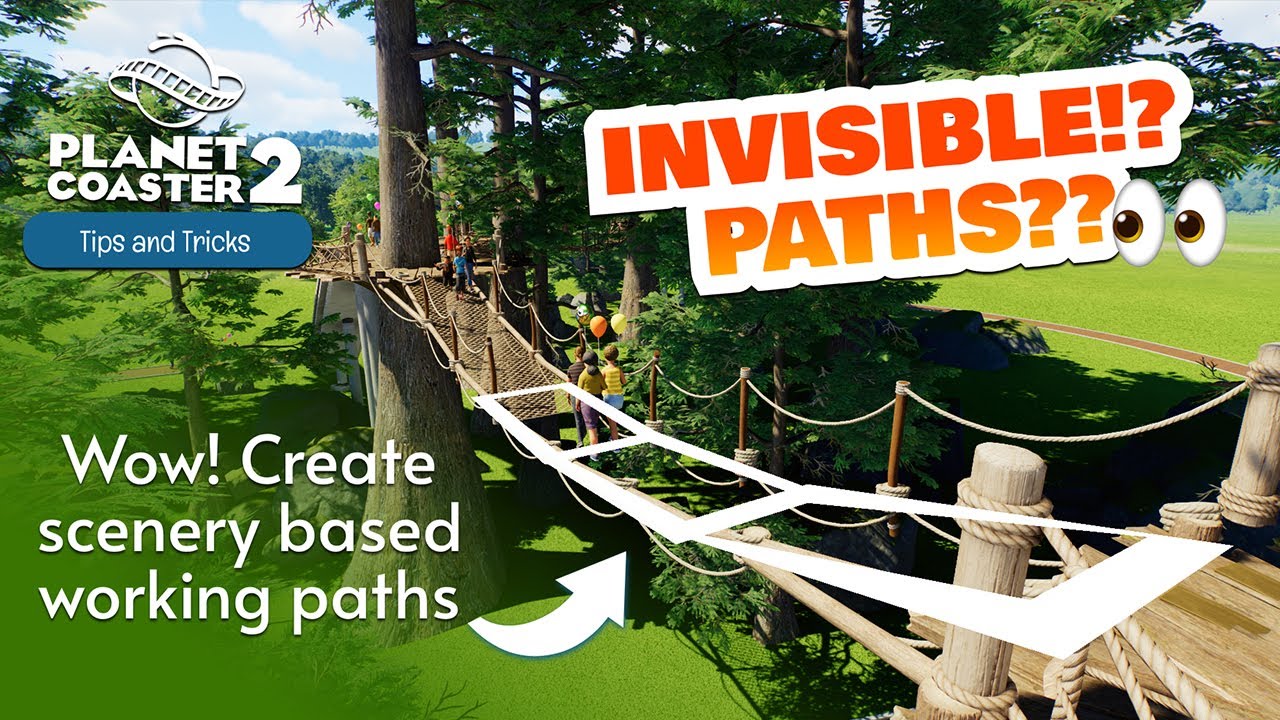 Invisible Paths - Planet Coaster 2
