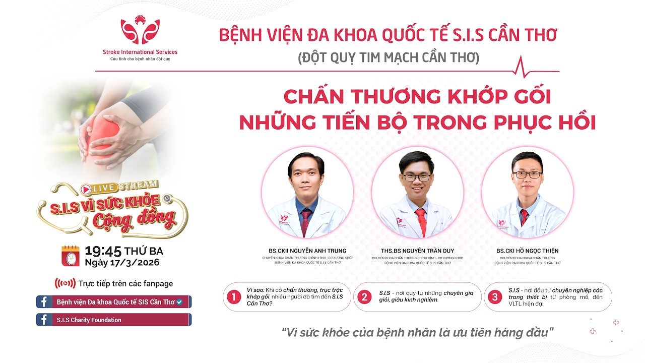 SIS Vì Sức khỏe Cộng đồng kỳ 118: Chấn thương khớp gối những tiến bộ trong hồi phục